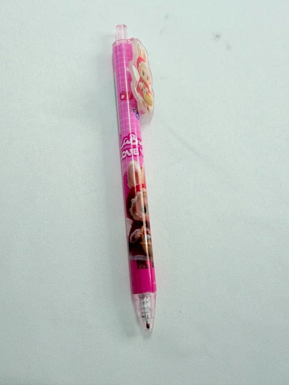3pc Monster Bubu Character Gel Pen Set 0.5mm Black Ink Cute Stationery Pens